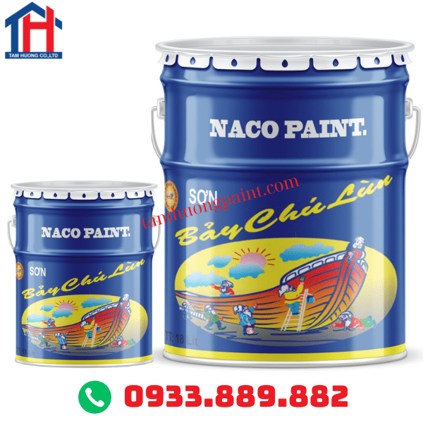 Sơn Dầu Naco Màu 750 Đen | Giá Tốt