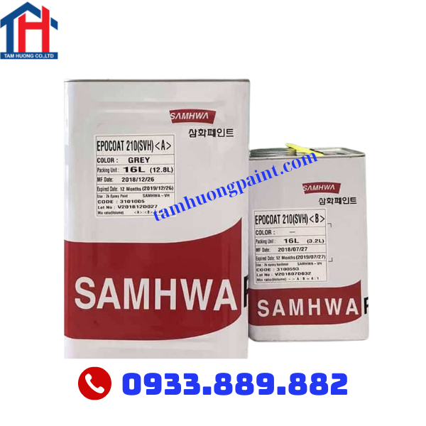 Sơn Epoxy Samhwa Epocoat 210 (SHV) Top | Sơn Epoxy Samhwa Hàn Quốc