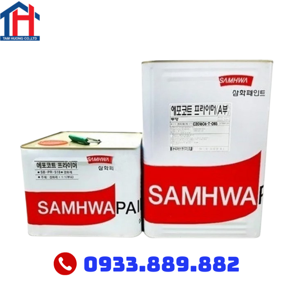 Samhwa Epocoat Emboss | Sơn Epoxy Kháng Hóa Chất | Chống Mài Mòn