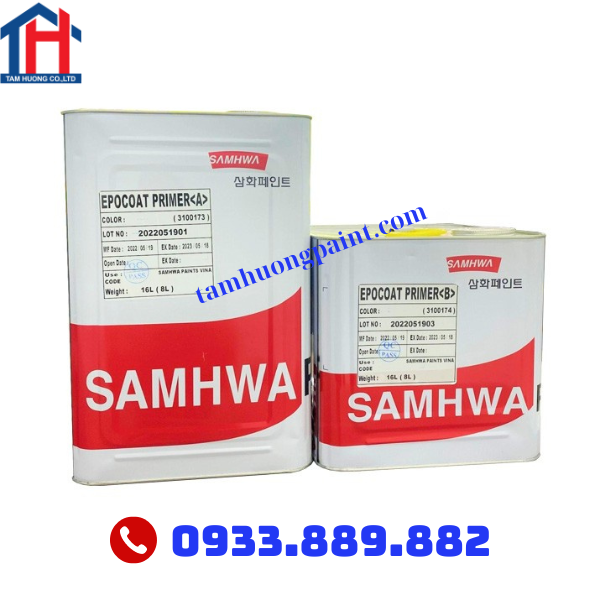 Sơn Lót Epoxy Samhwa Epocoat Primer (SHV) | Giá Rẻ Chính Hãng