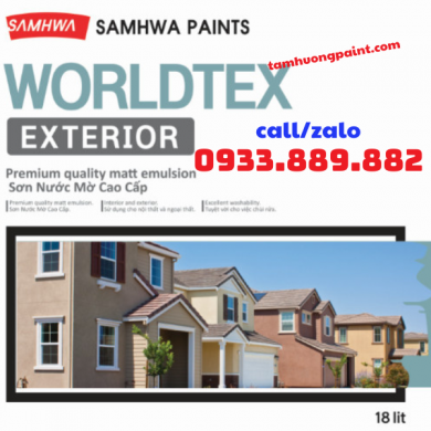 Sơn Samhwa Worldtex Exterior | Sơn Ngoại Thất Samhwa Worldtex Exterior