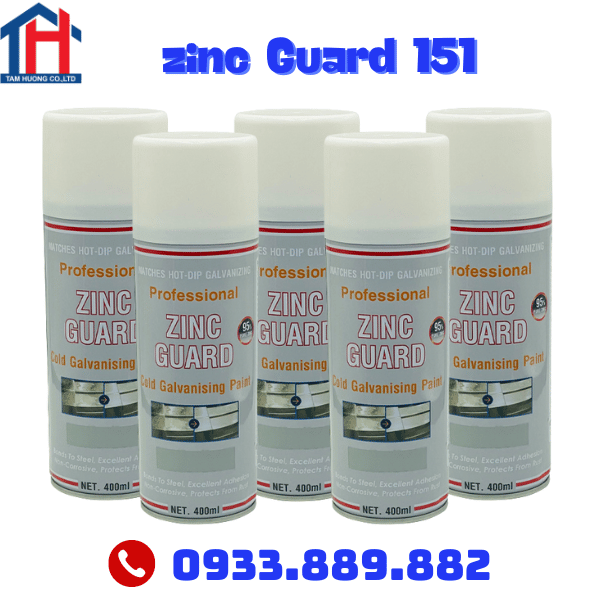 Sơn Xịt Mạ Kẽm Lạnh Zinc Guard 151 | Giá Rẻ | Chính Hãng