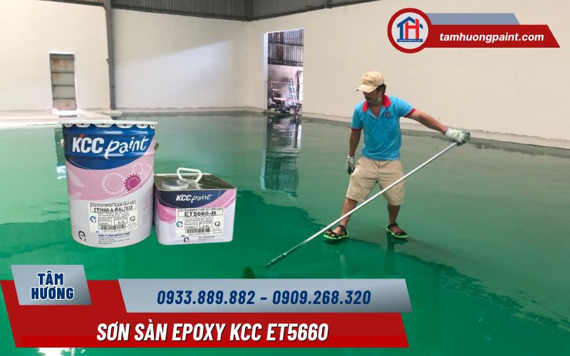 Ứng dụng thực tế sơn phủ ET5660 KCC