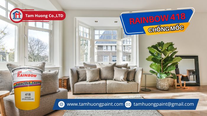 Sơn Nước Chống Mốc Rainbow 418