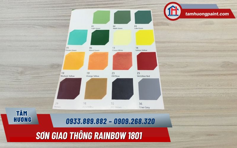 Màu Rainbow 1801