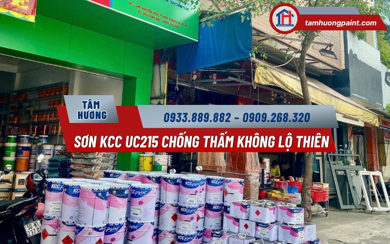Báo giá sơn KCC UC215 chống thấm không lộ thiên