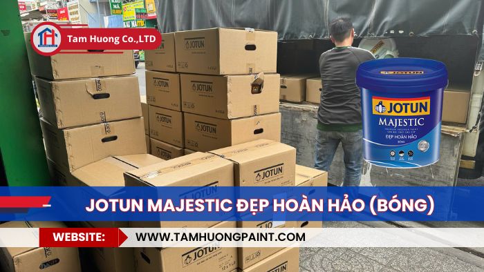 Cửa hàng sơn jotun majestic đẹp hoàn hảo