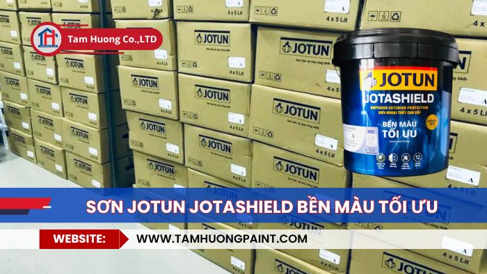 sơn ngoại thất Jotun Jotashield bền màu tối ưu
