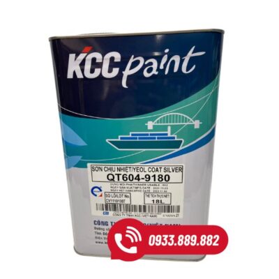 QT604-9180 Sơn Chịu Nhiệt 400-Bạc