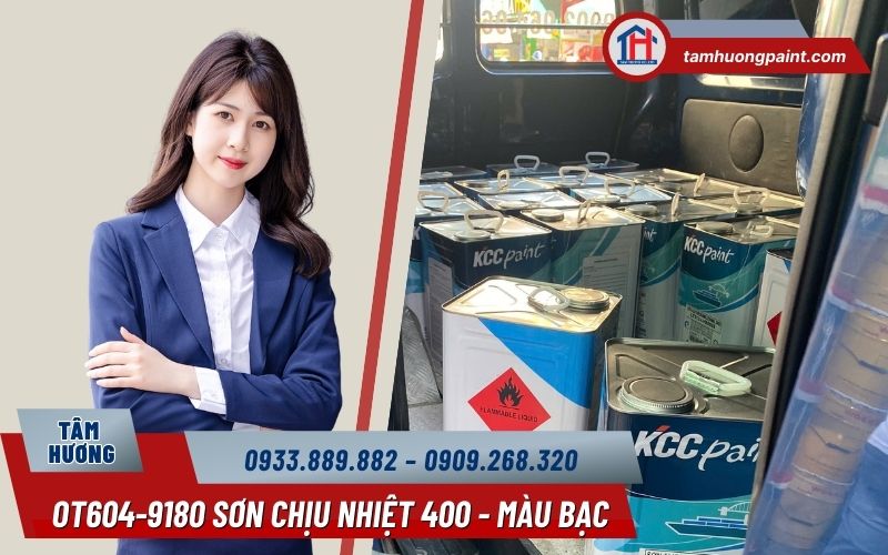 Vì sao nên chọn mua sơn chịu nhiệt KCC QT604-9180 tại Tâm Hương
