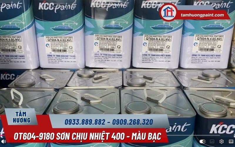 Sơn chịu nhiệt 400 độ QT604-9180 là gì và vì sao cần sử dụng