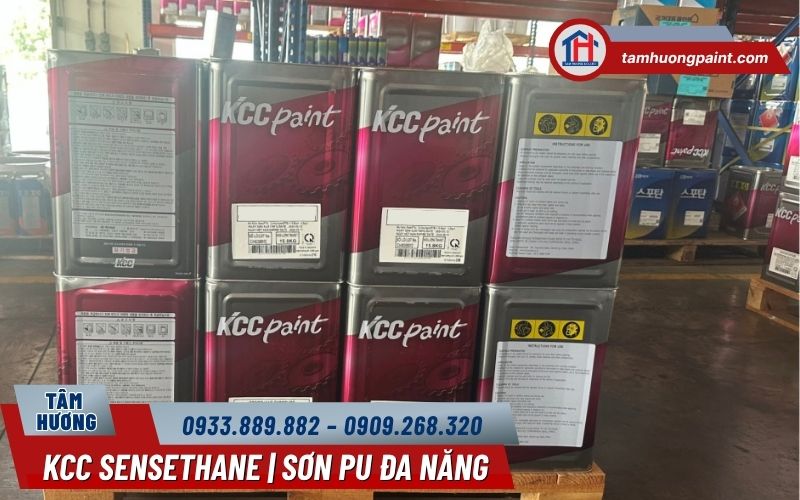 thi công Sơn PU KCC Sensethane