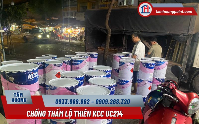 Báo giá sơn KCC UC214 chống thấm lộ thiên