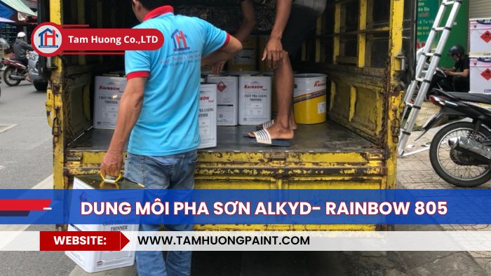 Nơi bán dung môi pha sơn Alkyd Rainbow 805: