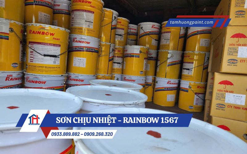Thi công sơn Rainbow 1567 đúng kỹ thuật