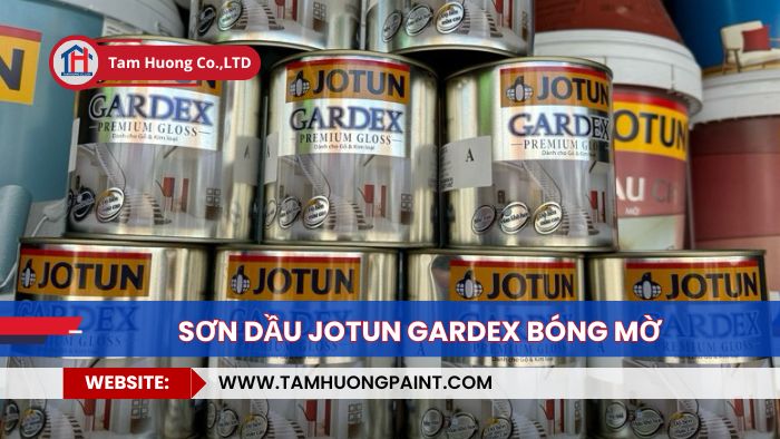 Ứng dụng sơn dầu jotun gardex bóng mờ