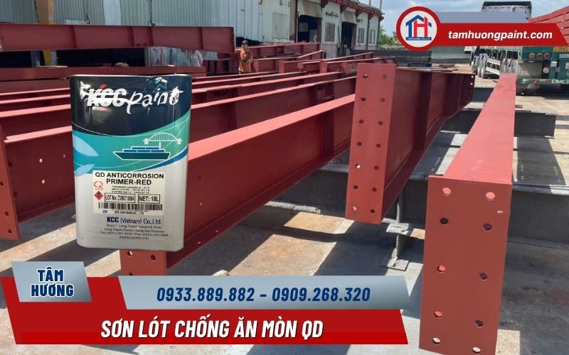 Ứng dụng thực tế của sơn chống ăn mòn QD KCC