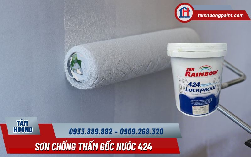 Thi công sơn Rainbow 424
