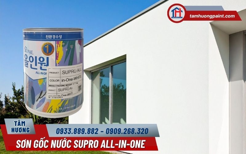 Thi công Sơn gốc nước KCC SUPRO All-in-One