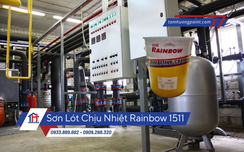 Sơn Lót Chịu Nhiệt 200 Độ Rainbow 1511 Ứng Dụng