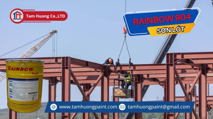 thi công Sơn lót Rainbow 904