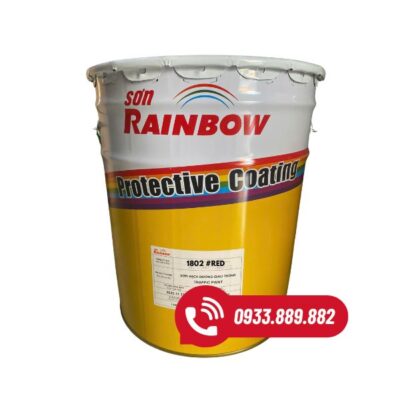 Sơn vạch đường màu đỏ Rainbow 1802