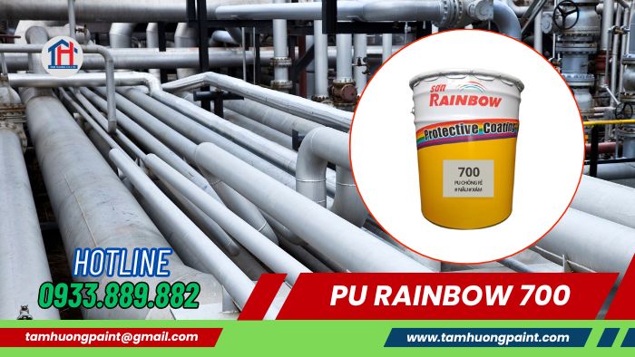 sử dụng sơn Rainbow 700