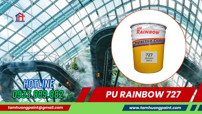 Thi công Sơn Phủ Rainbow 727