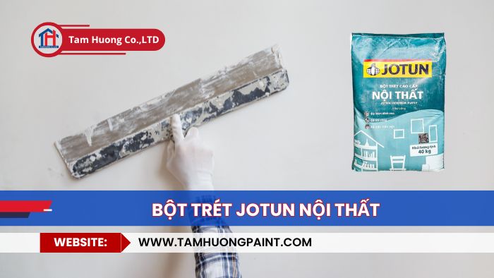 bột trét trong Jotun Interior Putty