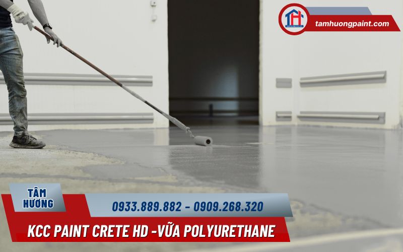 Hướng dẫn thi công vữa Polyurethane KCC CRETE HD