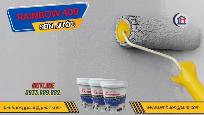 thi công Sơn Ngoại Thất Rainbow 409