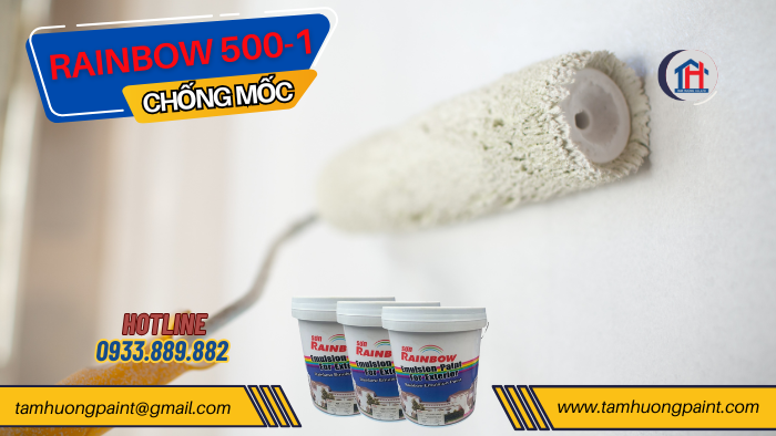 Hướng dẫn thi công Sơn Nước Rainbow 500-1