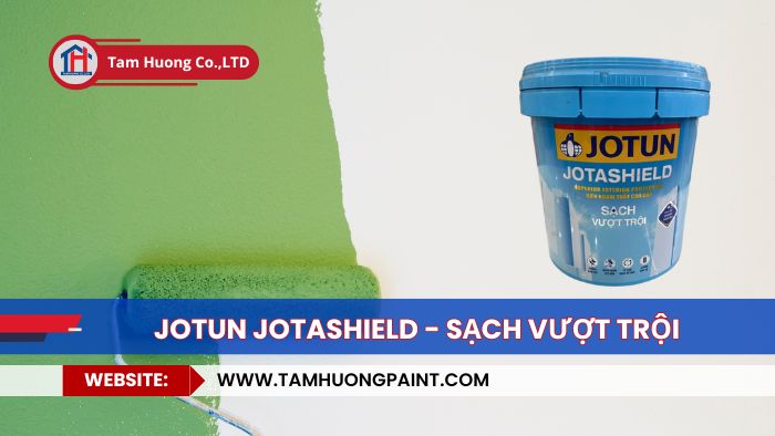 thi công sơn Jotun Jotashield sạch vượt trội