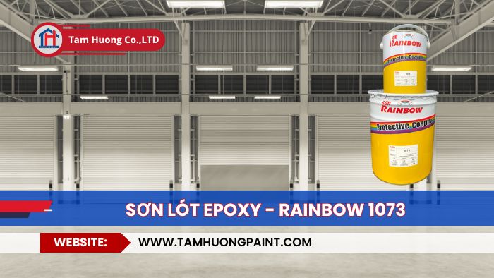 thi công sơn lót Rainbow 1073: