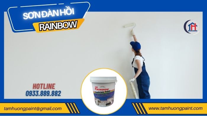 thi công sơn gai Rainbow 421