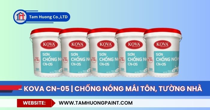 Thông số Sơn Kova CN-05 chống nóng