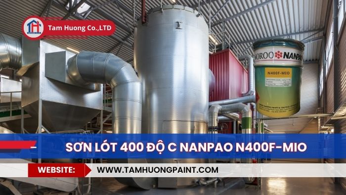 thi công Sơn lót chịu nhiệt Nanpao N400F-MIO