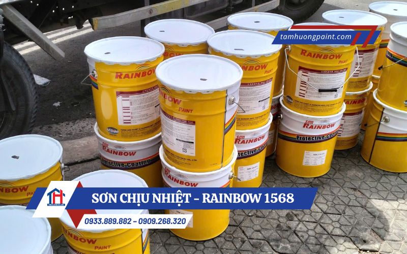 Thi công sơn Rainbow 1568