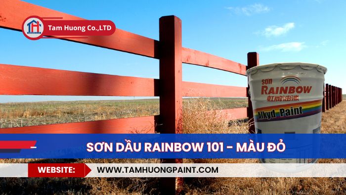 Ứng dụng sơn dầu màu đỏ | sơn dầu rainbow 101