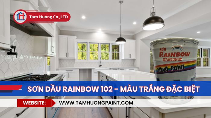 Thông số kỹ thuật sơn dầu màu trắng rainbow 102: