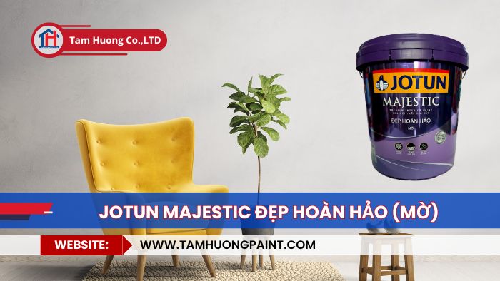  thi công jotun majestic đẹp hoàn hảo mờ:
