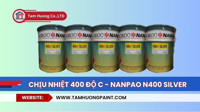 sử dụng sơn nanpao N400 Silver