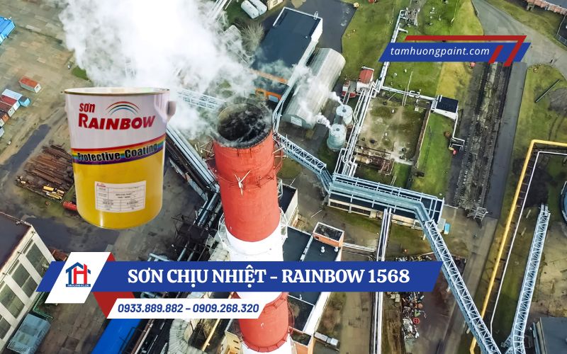 Ứng dụng thực tế của sơn Rainbow 1568