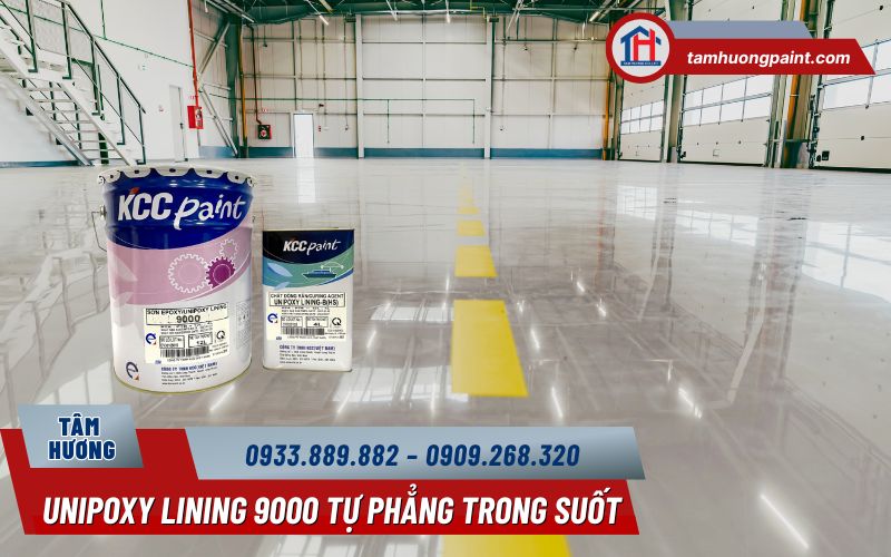 Quy trình thi công sơn KCC Unipoxy Lining 9000 chuẩn và lưu ý