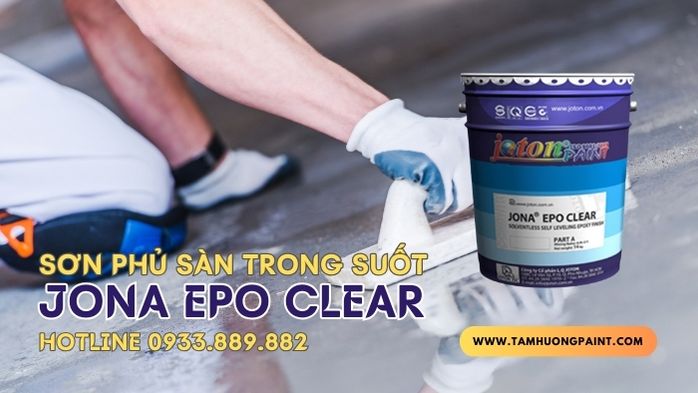 Sơn jona epo clear trong suốt giá rẻ
