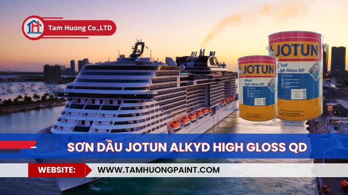 thi công sơn Alkyd High Gloss QD