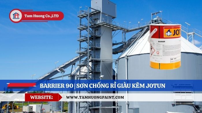 thi công sơn epopxy giàu kẽm Barrier 90