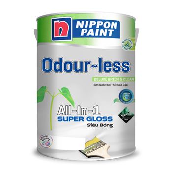 Sơn Nippon Odour Less All In One Siêu Bóng Nội Thất