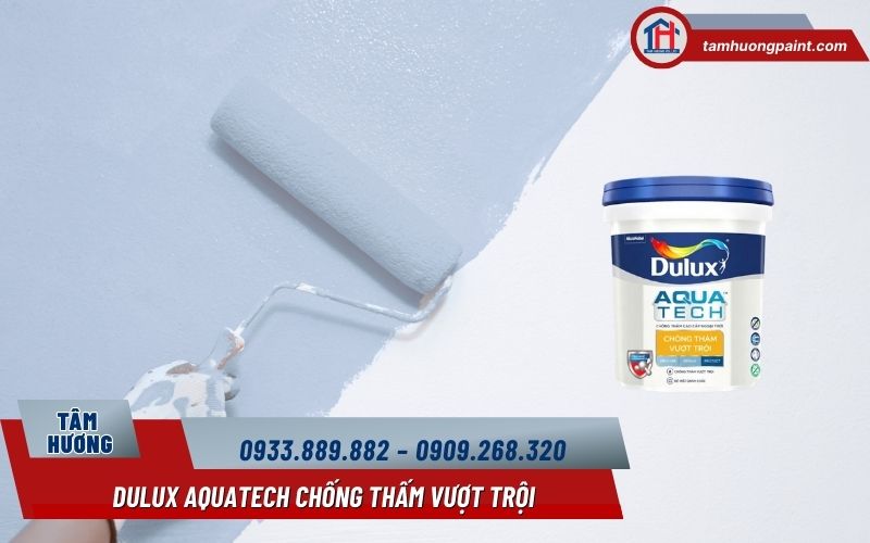 Hướng dẫn thi công Dulux Aquatech chống thấm vượt trời đúng chuẩn kỹ thuật