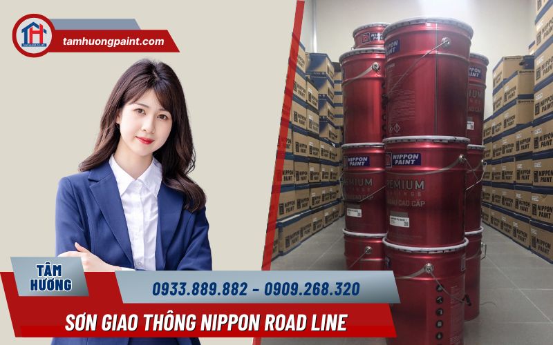 Mua sơn kẻ vạch Nippon Road Line chính hãng tại Tâm Hương Paint